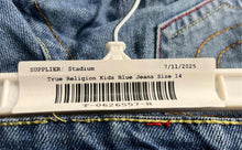 Load image into Gallery viewer, True Religion Girls Blue Denim 5-Pocket Design Straight Leg Jeans Size 14
