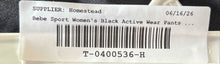 Load image into Gallery viewer, Bebe Sport Womens Black Printed Elastic Waist Activewear Ankle Leggings Size XS
