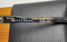 Load image into Gallery viewer, Authentic Longchamp Women's Greenish Tortoise Clear Grey Glasses
