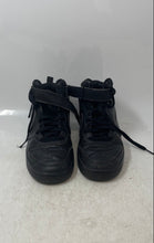 Load image into Gallery viewer, Nike Kids Court Borough Mid 2 CD7782-001 Black Leather Sneakers Shoes Size 4Y
