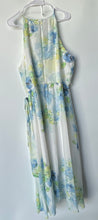 Load image into Gallery viewer, DKNY Womens Multicolor Floral Printed Sleeveless Halter Neck A-Line Dress Sz 16
