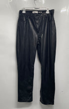 Load image into Gallery viewer, Abercrombie &amp; Fitch Mens Black Leather Curve Love High Rise Ankle Pants Size 31
