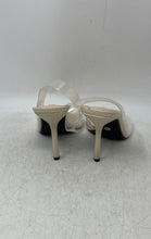 Load image into Gallery viewer, Zara Womens Clear Beige Stiletto Heel Slingback Sandals Size EUR 40
