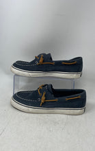 Load image into Gallery viewer, Sperry Top Sider Womens Bahama 2.0 Blue Leather Slip-On Boat Shoes Size 7.5M
