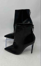 Load image into Gallery viewer, Steve Madden Womens Black Leather Pointed Toe Stiletto Heel Ankle Bootie Size 6M
