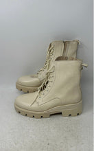 Load image into Gallery viewer, Sam Edelman Womens Garret Beige Leather Platform Combat Boots Size 7.5M
