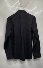 Load image into Gallery viewer, Classic Collection Mens Black Long Sleeve Spread Collar Button-Up Shirt Size XS
