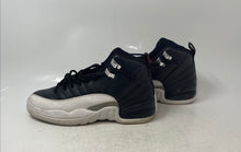 Load image into Gallery viewer, Nike Kids Air Jordan 12 153265-001 Black &amp; White Leather Sneaker Shoes Size 5.5Y
