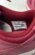 Load image into Gallery viewer, Nike Kids Dunk Low FB9109-602 Red Leather Lace-Up Sneaker Shoes Size 3.5Y
