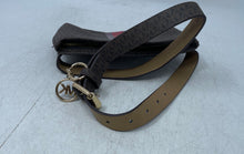Load image into Gallery viewer, Michael Kors Womens Brown Red Signature Print Adjustable Strap Fanny Pack
