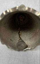 Load image into Gallery viewer, Silver Color Traditional And Melodious Scalloped Rim Decorative Hand Bell
