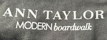 Load image into Gallery viewer, Ann Taylor Womens Black Flat Front Slash Pocket Casual Chino Shorts Size 8P
