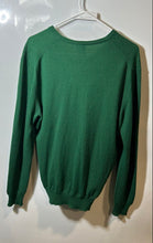 Load image into Gallery viewer, Boggi Milano Womens Green Wool Long Sleeve V-Neck Pullover Sweater No Size
