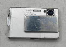 Load image into Gallery viewer, Sony Cyber-Shot Silver 5.1 Megapixel Slim &amp; Compact Digital Camera Not Tested
