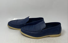 Load image into Gallery viewer, Alfani Mens Porter Blue Leather Round Toe Casual Slip-On Loafers Shoes Size 9
