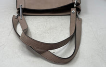 Load image into Gallery viewer, Calvin Klein Womens Nude Leather 3-Compartment Double Handle Shoulder Handbag

