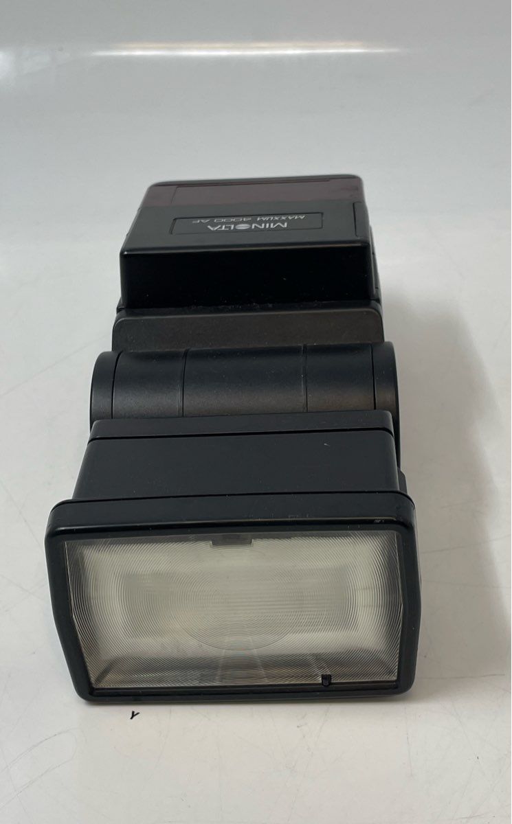 Minolta Maxxum 4000 AF Black Camera Flash Attachment Not Tested