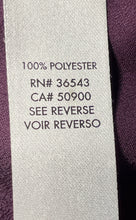 Load image into Gallery viewer, Calvin Klein Womens Purple Short Cap Sleeve V-Neck Blouse Top Size Small
