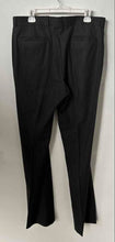 Load image into Gallery viewer, Hugo Boss Mens Black Pinstripe Flat Front Straight Leg Dress Pants Size 42L
