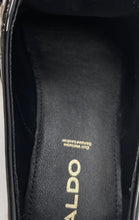 Load image into Gallery viewer, Aldo Womens Agwenna Black Square Toe Lace-Up Oxford Shoes Size 6.5
