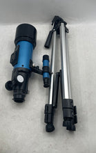 Load image into Gallery viewer, Blue Black Science Education Refractor Telescope With Adjustable Tripod Stand
