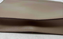 Load image into Gallery viewer, DKNY Womens Elissa Beige Leather Adjustable Chain Strap Flap Over Shoulder Bag
