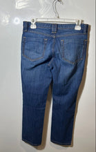 Load image into Gallery viewer, Banana Republic Womens Blue Medium Wash Denim Straight Leg Jeans Size 6
