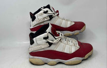 Load image into Gallery viewer, Nike Mens Air Jordan 6 Rings Red White Black Lace-Up Sneaker Shoes Size 9.5
