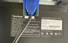 Load image into Gallery viewer, ViewSonic VS15843 Black LCD Display 22 Inch VGA USB Ports Monitor Not Tested
