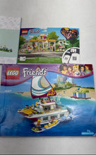 Load image into Gallery viewer, Lot Of 5 Pieces Lego Multicolor Friends Manuals Instruction Books
