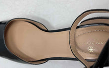 Load image into Gallery viewer, Bandolino Womens Lets Add Black Leather Square Toe Ankle Strap Heels Size 8.5M
