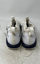 Load image into Gallery viewer, Nike Mens Alpha Huarache NXT MCS White Blue Lace-Up Baseball Cleats Size 8.5

