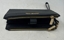 Load image into Gallery viewer, Michael Kors Womens Black Leather Credit Card Slots Bifold Wallet
