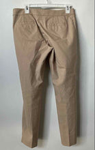 Load image into Gallery viewer, Tory Burch Womens Cream Pockets Flat Front Side Zip Cropped Pants Size 6
