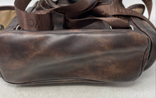Load image into Gallery viewer, Steve Madden Womens Brown Leather Zipper Adjustable Strap Top Handle Backpack
