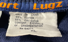 Load image into Gallery viewer, Lugz Sport Mens Blue Long Sleeve Mock Neck 1/4 Zip Hip Hop Track Jacket Size XL
