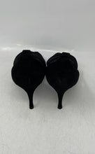 Load image into Gallery viewer, Stuart Weitzman Womens Black Peep Toe Buckle Stiletto Ankle Strap Heels Size 9M
