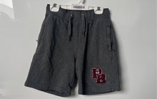 Load image into Gallery viewer, Psycho Bunny Boys Gray Zipped Pocket Drawstring Sweat Shorts Size 10/12
