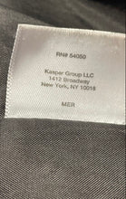 Load image into Gallery viewer, Kasper Womens Black 3/4 Sleeve Shawl Lapel Open Front Blazer Size 14
