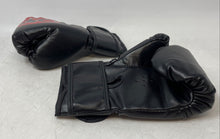 Load image into Gallery viewer, I Know Karate Black Red Kids Wrist Strap Karate And Kickboxing Training Gloves

