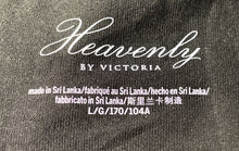 Load image into Gallery viewer, Heavenly By Victoria's Secret Womens Black Ruched Round Neck Blouse Top Size L
