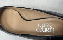 Load image into Gallery viewer, Franco Sarto Womens Black Slip-On Pointed Toe Stiletto Pump Heels Size 6W
