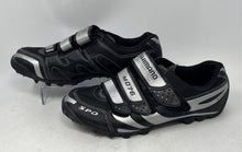Load image into Gallery viewer, Shimano Mens M076 SPD Black Adjustable Hook &amp; Loop Cycling Shoes Size 11.2
