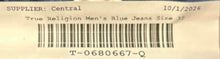 Load image into Gallery viewer, True Religion Mens Blue Ricky Stretch Relaxed Denim Straight Leg Jeans Size 32
