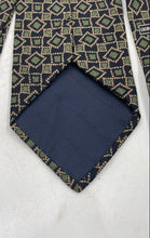 Load image into Gallery viewer, Giorgio Armani Mens Multicolor Geometric Print Silk Adjustable Long Designer Tie
