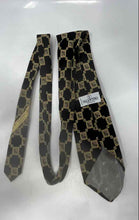 Load image into Gallery viewer, Valentino Mens Multicolor Geometric Floral Print Silk Keeper Loop Designer Tie
