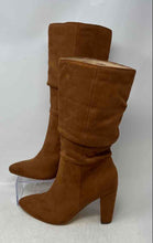 Load image into Gallery viewer, Banana Republic Womens Spaniel Brown Vegan Suede Slouchy Booties Size 7
