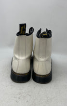 Load image into Gallery viewer, Dr. Martens Unisex Zavala White Leather Lace-Up Ankle Combat Boots Size M 7 W 8
