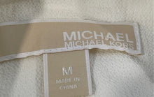 Load image into Gallery viewer, Michael Kors Womens Cream Sleeveless Collared High-Low Hem Button-Up Shirt Sz M
