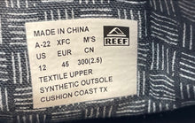 Load image into Gallery viewer, REEF Mens Cushion Coast Tx Blue Round Toe Slip-on Shoes Size 12
